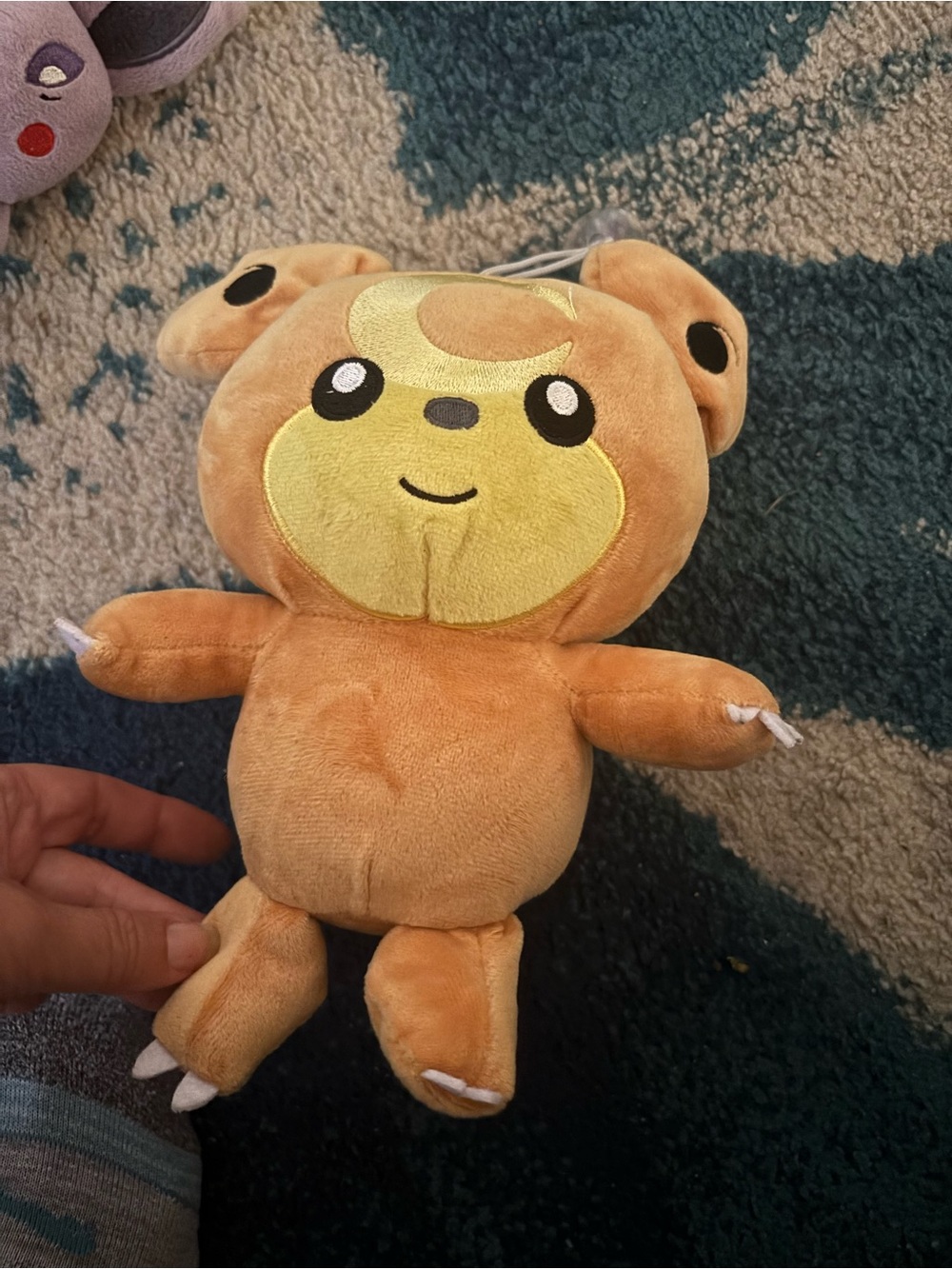 Pokemon Plush Toy - Orange and Yellow Bear Character